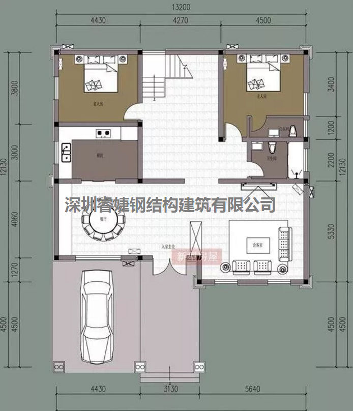 五套鄉間別墅小戶(hù)型，2層5臥室帶車(chē)庫，超級經(jīng)濟實(shí)惠（帶設計圖）(圖2)