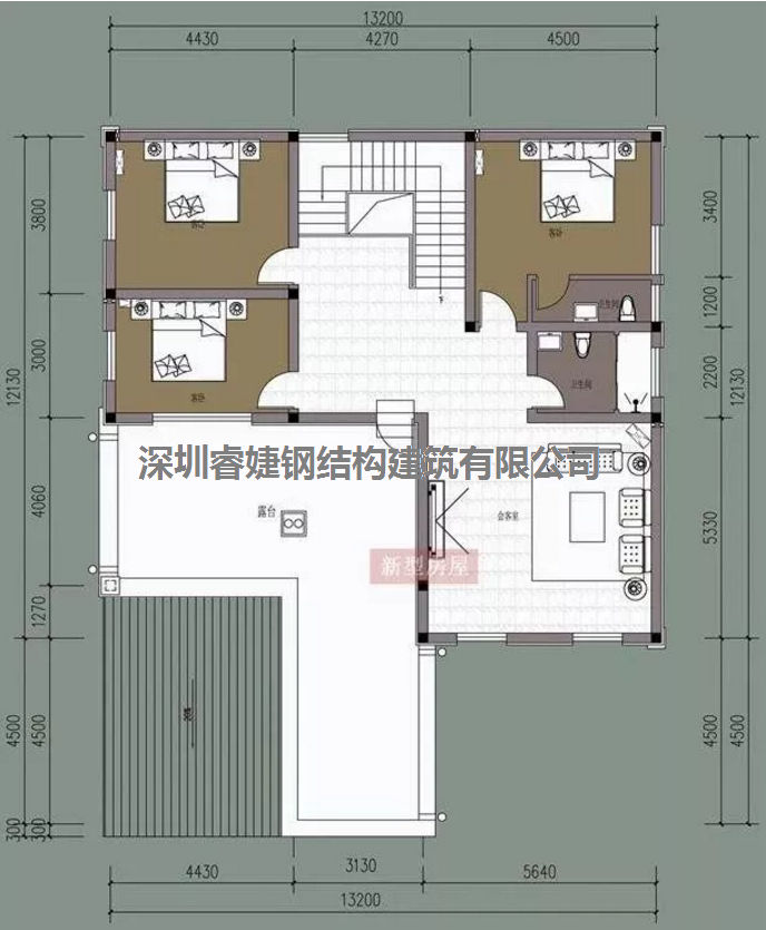 五套鄉間別墅小戶(hù)型，2層5臥室帶車(chē)庫，超級經(jīng)濟實(shí)惠（帶設計圖）(圖3)