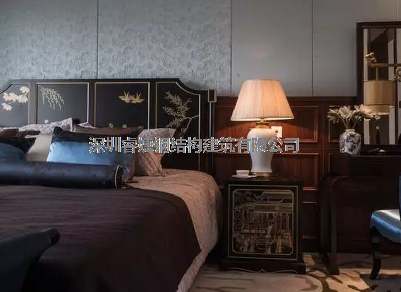 內裝修推薦：240平新中式輕鋼別墅，一步一景打造詩(shī)意的家園！(圖4)