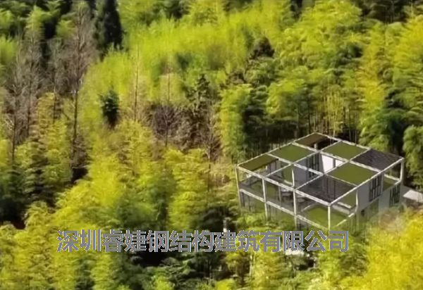 輕鋼別墅走向美觀(guān)節能的裝配式環(huán)保建筑，將是流行趨勢。(圖3)